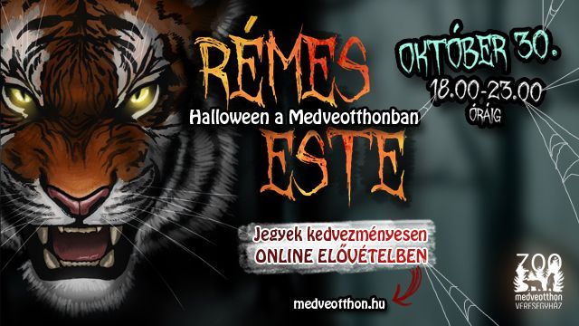 Halloween a Veresegyházi Medveotthonban 2026. október 30-án