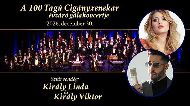 A 100 Tagú Cigányzenekar évzáró gálakoncertje