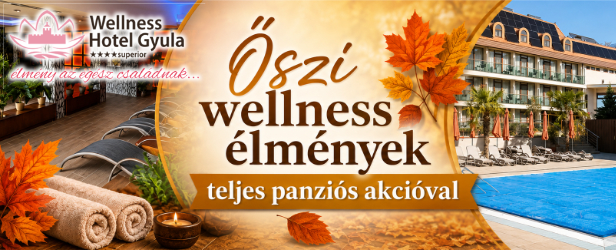 Gyulai őszi wellness élmények teljes panziós akcióval a Várfürdő mellett