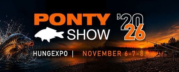 Pontyshow 2026. november 6-8. Magyarország egyik legnagyobb horgászkiállítása