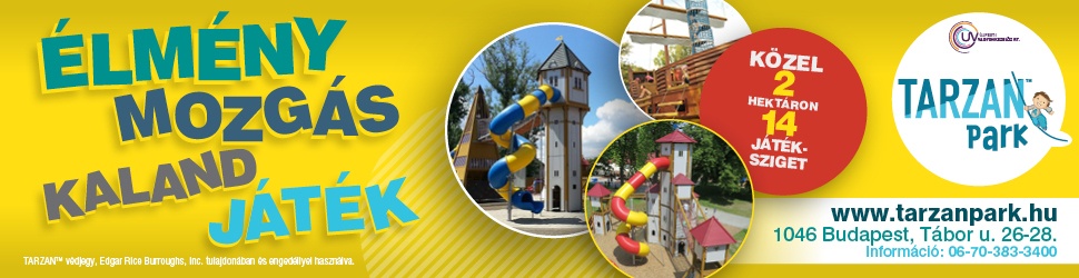 Tarzan Park - Szabadtéri családi játszópark Budapesten