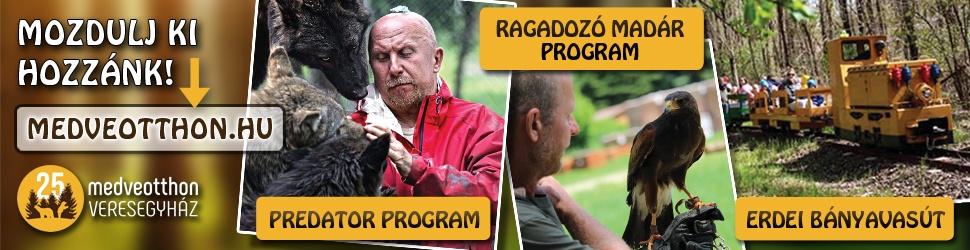 Veresegyházi Medveotthon látogatás egész évben