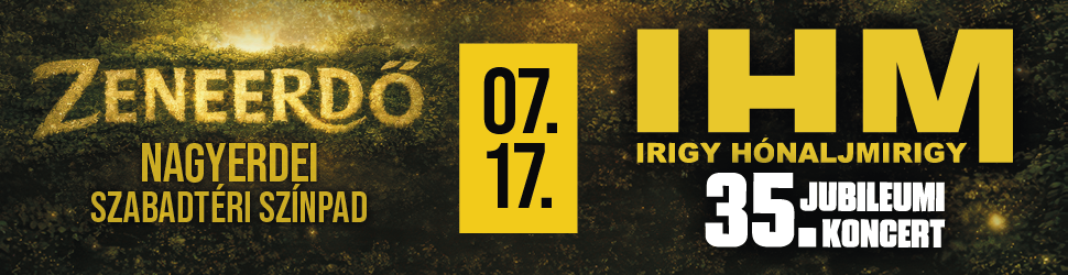 Irigy Hónaljmirigy koncert Debrecenben a Nagyerdei Szabadtéri Színpadon