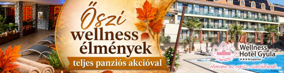 Gyulai őszi wellness élmények teljes panziós akcióval a Várfürdő mellett