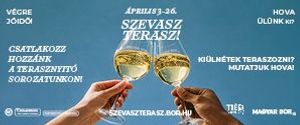 Szevasz Terasz! Kinyitnak a borteraszok!
