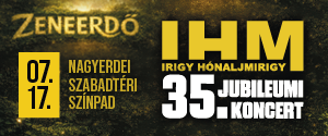 Irigy Hónaljmirigy koncert Debrecenben a Nagyerdei Szabadtéri Színpadon
