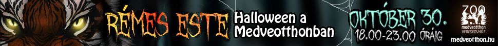 Halloween a Veresegyházi Medveotthonban 2026. október 30-án