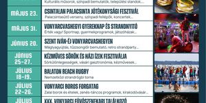 Vonyarcvashegyi programok 2026 - Események, rendezvények