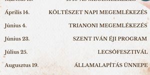 Nyársapáti programok 2026 - Események és rendezvények