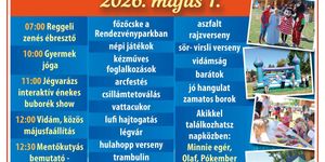 Majális Bogács 2026 - Családi Majális a Rendezvényparkban