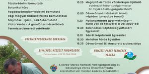 Túzokfesztivál 2026 Dévaványa 