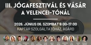 Jóga Fesztivál és Vásár 2026 Gárdony-Agárd