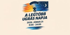 A legtöbb ejtőernyős ugrás napja 2026 Dunaújváros