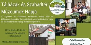 Tájházak és Szabadtéri Múzeumok Napja 2026