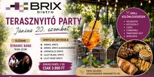 Gasztro hétvége Hévíz 2026 - Terasznyitó party grillkülönlegességekkel a Brix Bistroban