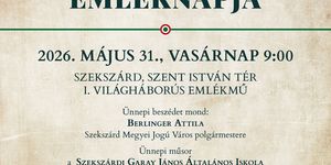 Városi ünnepség Szekszárd 2026 - MAGYAR HŐSÖK EMLÉKNAPJA