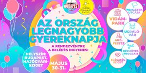Gyereknap Budapesten a Hajógyári-szigeten 2026 