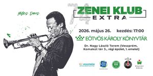 Zenei klub 2026 Veszprém - Várjuk a zenebarátokat az Eötvös Károly Könyvtárban