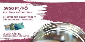 Svédasztalos ebéd Győr mellett minden vasárnap korlátlan fogyasztással