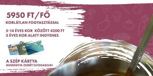 Svédasztalos ebéd Győr mellett minden vasárnap korlátlan fogyasztással
