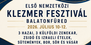 Klezmer Fesztivál 2026 Balatonfüred