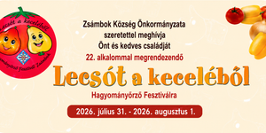 Lecsófesztivál Zsámbok 2026 - Lecsót a keceléből hagyományőrző fesztivál