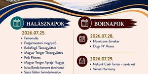Zánkai programok 2026 - Események, rendezvények