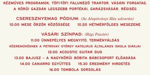 Nagykörű termelői piac 2026