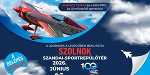 Szolnok Repülőnap 2026 - Családi sétarepülő hétvége 
