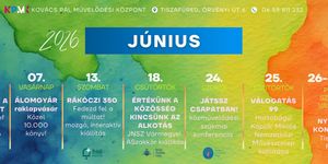Kovács Pál Művelődési Központ programok 2026 Tiszafüred
