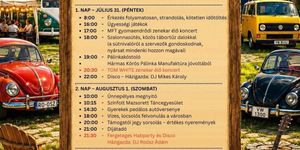 Nemzetközi Volkswagen Bogár és Busz Party 2026 Gyomaendrőd