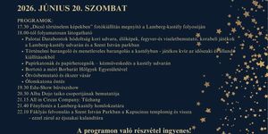 Múzeumok Éjszakája Mór 2026 - Éjszakai kalandtúra a Lamberg-kastélyban