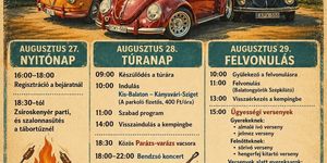 VW Bogár találkozó Gyenesdiás 2026 - VW Bogaras Balatoni Nyárbúcsúztató 