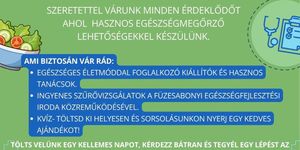 Egészségnap a Tisza-tónál 2026 Ökocentrum Poroszló