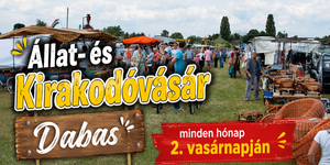 Dabasi vásár 2026 - Állatvásár és kirakodóvásár Dabason