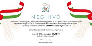2026. augusztus 20. Ócsa - Szent István-napi ünnepi megemlékezés 