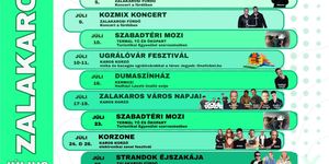 Karos Korzó programok 2026 Zalakaros