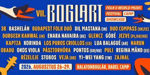 Boglart Fesztivál 2026 Balatonboglár -  Családias népzenei-világzenei fesztivál és kurzus a Balatonnál