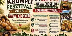 Krumplifesztivál Gávavencsellő 2026