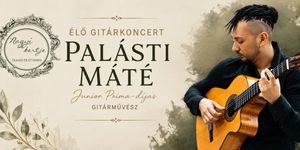 Palásti Máté gitárművész koncert 2026
