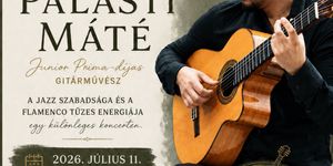 Palásti Máté gitárművész koncert 2026