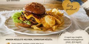 Hamburger est 2026 Aszófő - A legendás Hamburger A'la Gery újra az étlapon!