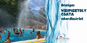 Vzipisztoly csata Harkány  2026 - Országos rekordkísérlet a Dráva Hotelben