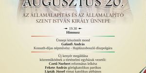 2026. augusztus 20. Hajdúszoboszló - Államalapításunk és az Új Kenyér ünnepe