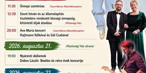 2026. augusztus 20. programok Bogács - Nyárvégi programok Bogácson
