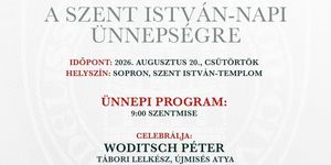 2026. Augusztus 20. Sopron - Szent István-napi ünnepség