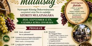 Nyársapáti Szüreti Mulatság 2026