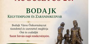2026. augusztus 20. Bodajk - Szent István-napi ünnepi programok