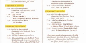 Summerfest Nemzetközi Kulturális Fesztivál 2026 Tököl 