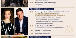 Balatonszárszó 2026. augusztus 20. program - Szent István-napi programok